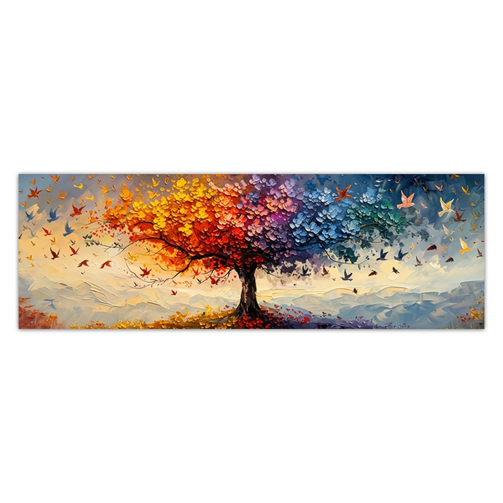 versized Tree of Life Butterfly Canvas – Abstract Wall Art