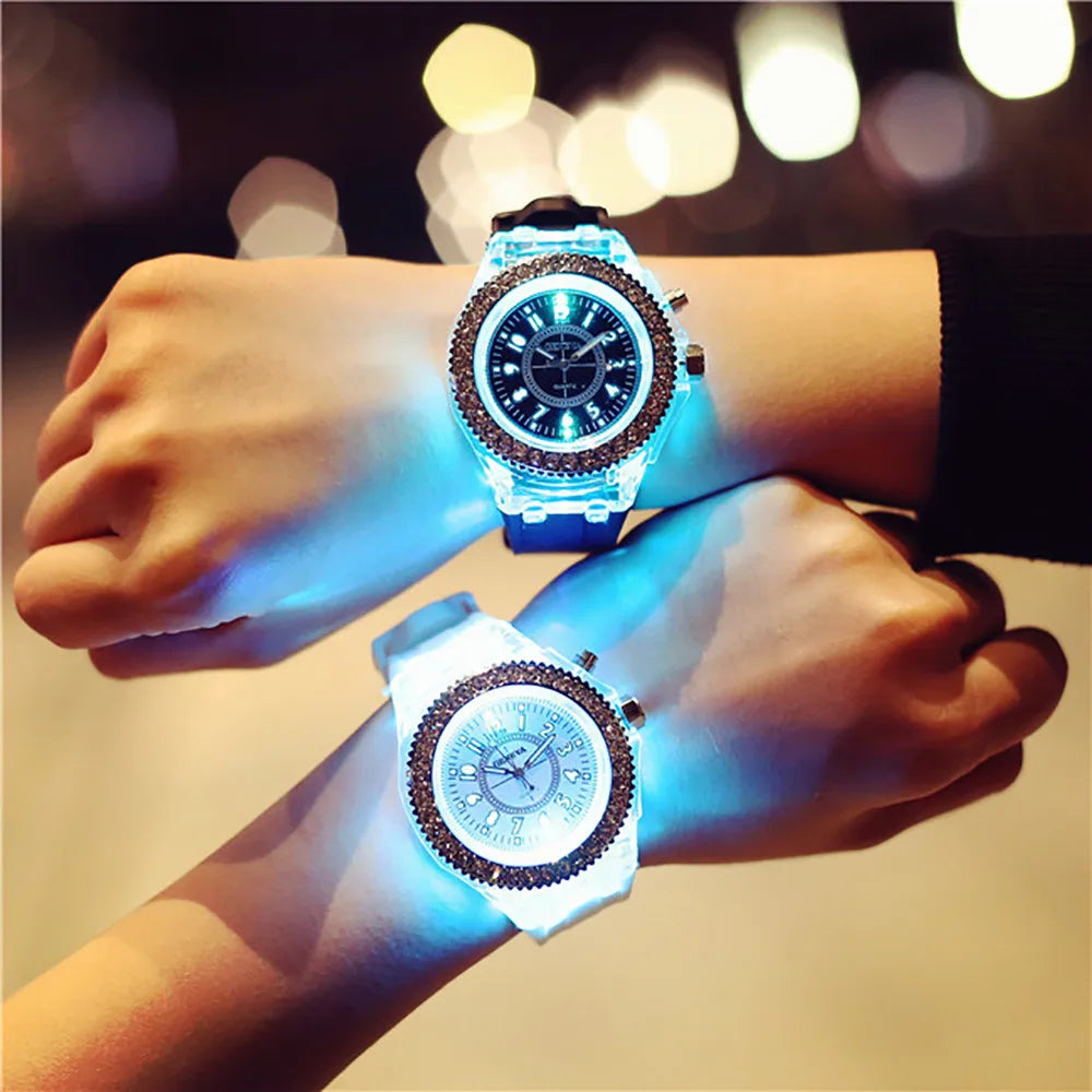 Luxury Dual Display Ladies & Men’s Quartz LED Sport Watch