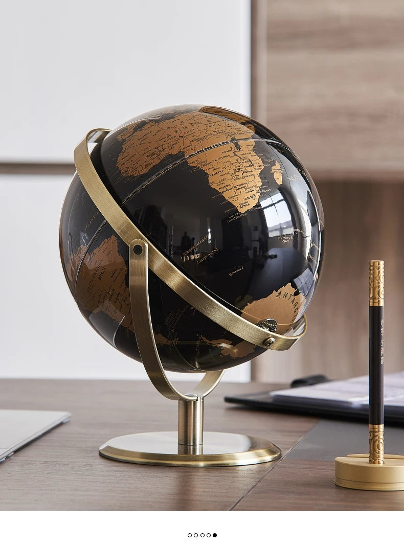 Retro World Globe Modern Learning World Map Globe