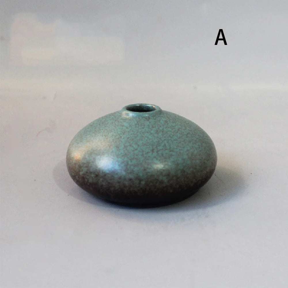 Minimalist Black Ceramic Vase