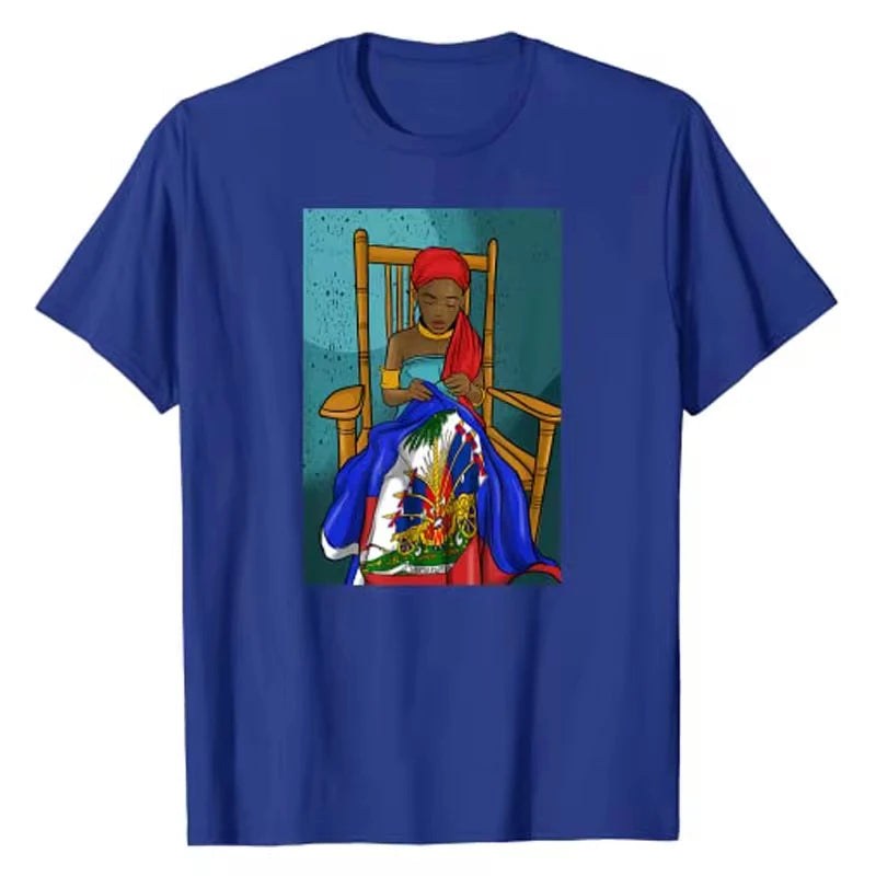 Haitian Pride Wap Konn Joj men T-Shirt Flag Day