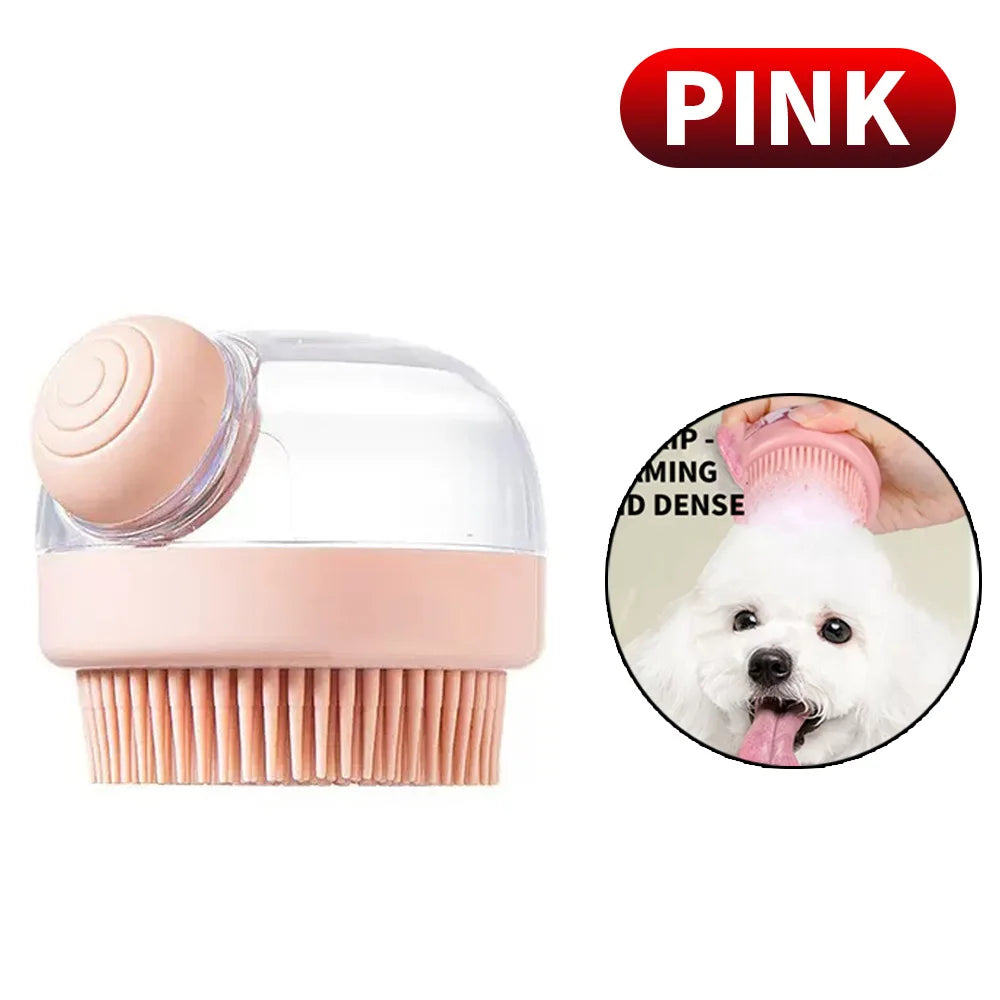 Silicone Pet Shampoo Brush