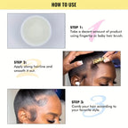 GZE African Black Castor Oil Extra Hold Gel – Frizz Control for Braids