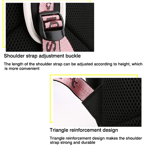 Lilo & Stitch Adventure Backpack – Cartoon Print School Bag for Teens, Kids