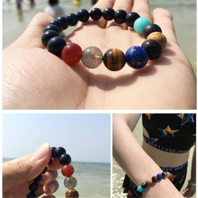 Cosmic Harmony Nine Planets Bracelet
