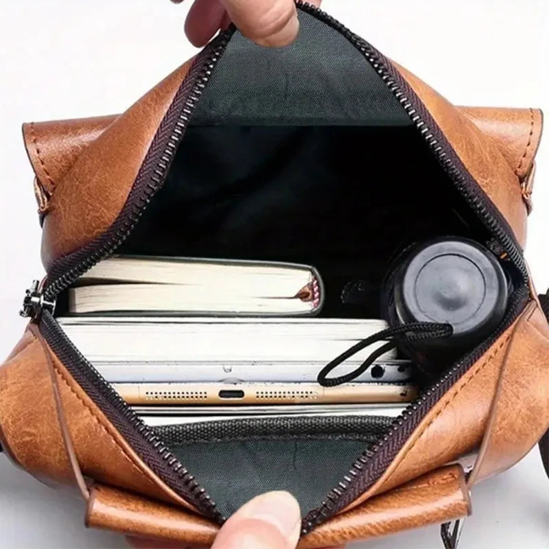 Vintage Messenger Bag – Adjustable Strap, Lightweight Business