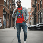 Haiti Flag Day Proud Woman Ayiti Girl Graphic Tee