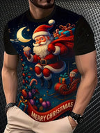 Funny Cartoon Santa Claus T-Shirt