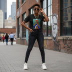 Haiti Flag Day Proud Woman Ayiti Girl Graphic Tee