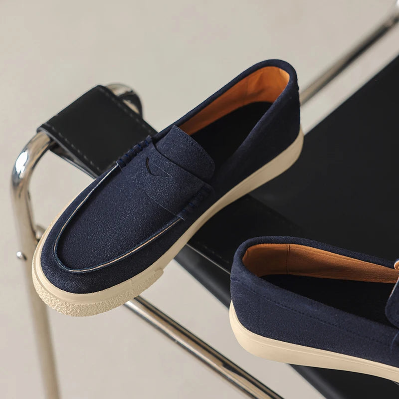 Suede Leather Men’s Loafers