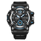 Men’s Fashion Sport Watch – 50M Waterproof, Shock Resistant LED Alarm