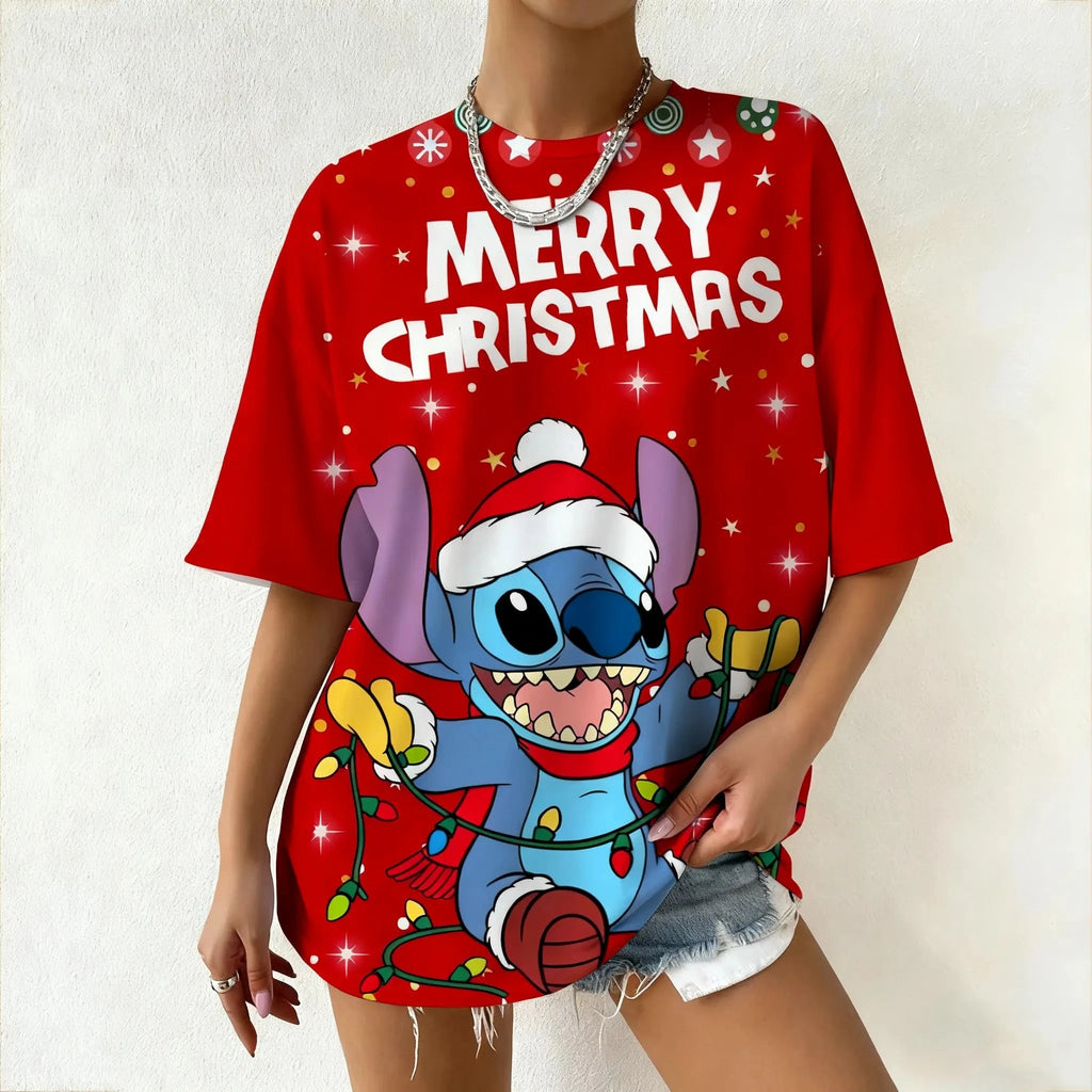 Women’s Disney Stitch Christmas Tee