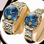 🕒   Moon Phase Watch Set – Waterproof