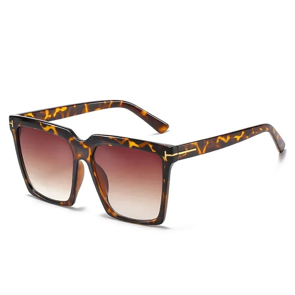 Aura Retro Oversized Square Sunglasses