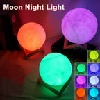 LED Moon Galaxy Night Light