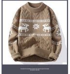 Deer Knit Sweater for Men
