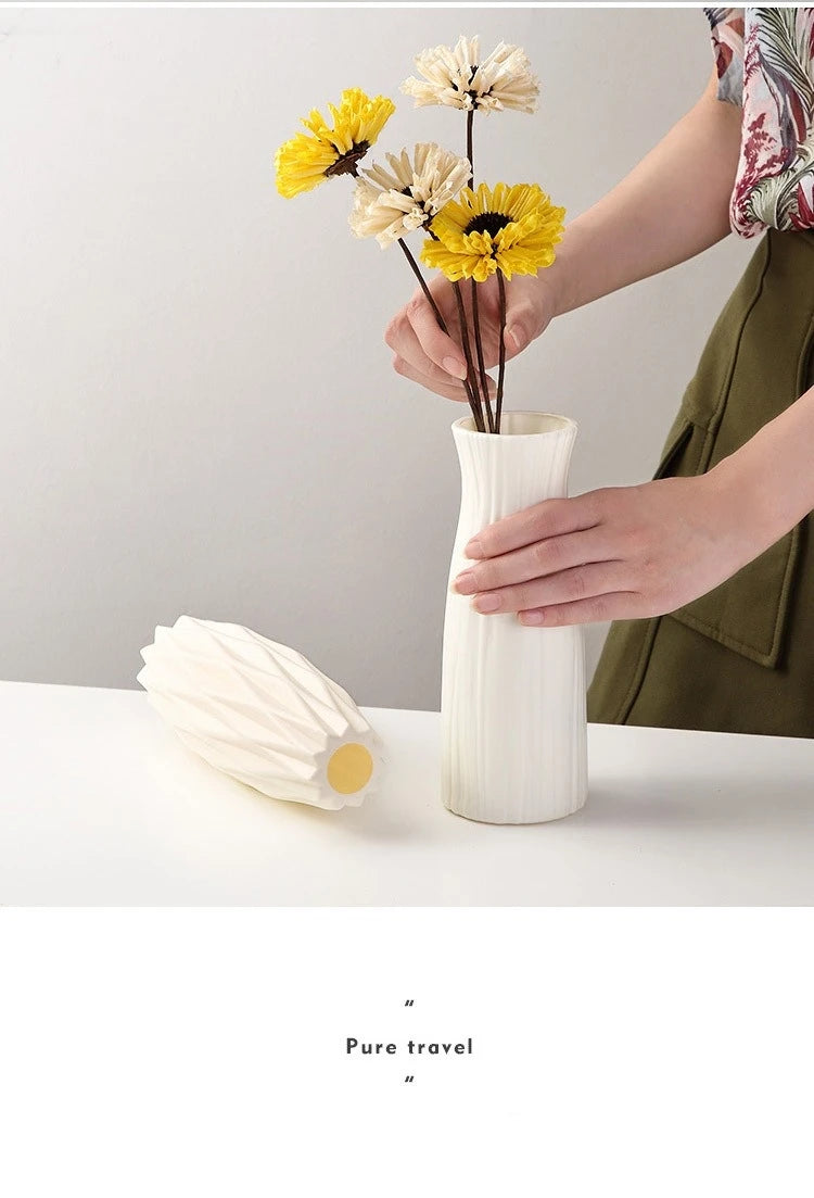 Nordic Plastic Vase Simple Small Fresh Flower