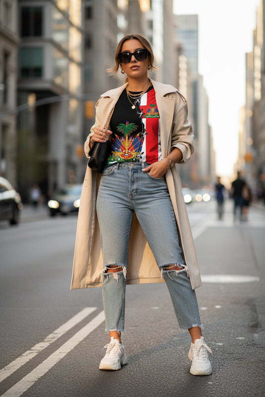 Print Performance Tee Haiti Men and Women