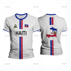 Haiti Football T-Shirt – Men’s Oversized Streetwear Tee