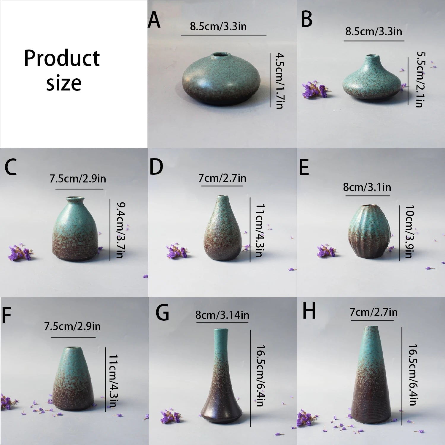 Ceramic Small Flower Vase