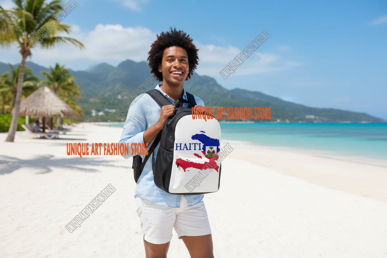 Haitian Queen 1804 Flag Laptop Backpack