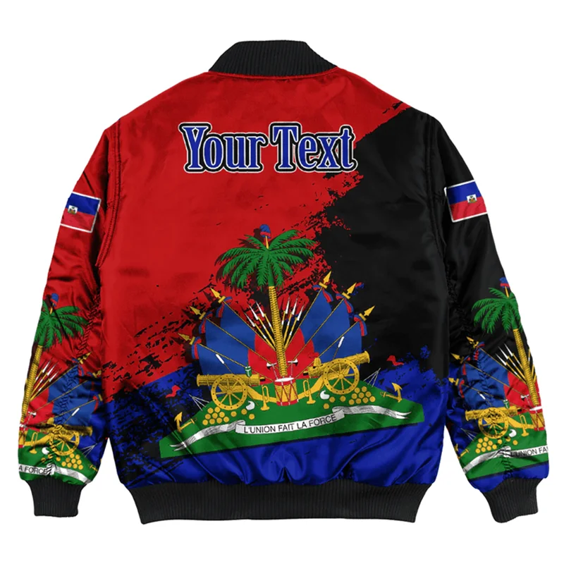 Haiti Flag 3D Bomber Jacket