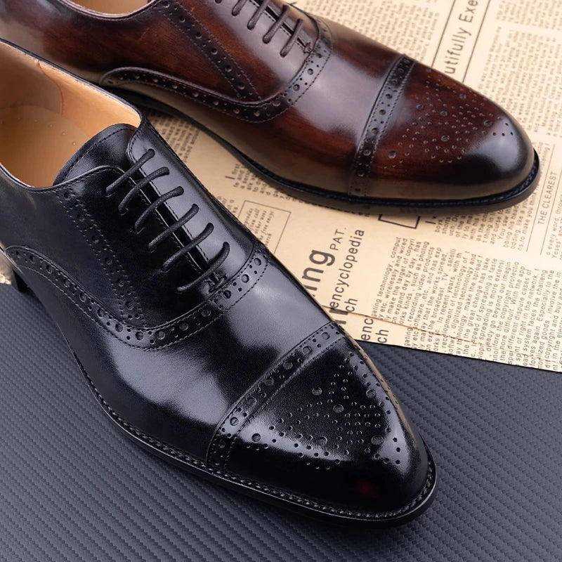 Classic Brogue Dress Shoes