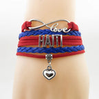 Love Haiti Handmade Flag Bracelet – Adjustable Unisex