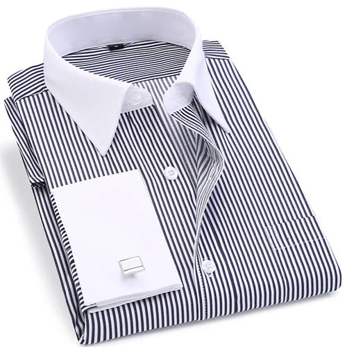 6XL Premium French Cuff Slim Fit Shirt