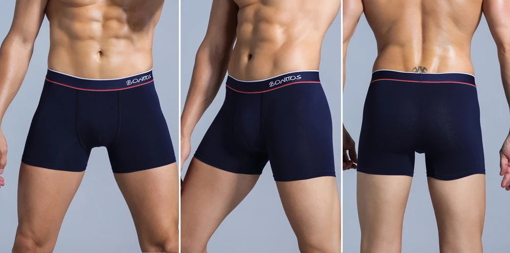 4PCS Men’s Premium Cotton Boxer Shorts