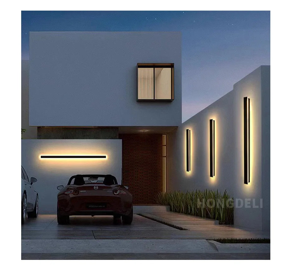 Waterproof Outdoor LED Wall Light – IP65 Modern Aluminum Wall Lamp, Dimmable, 110–240V
