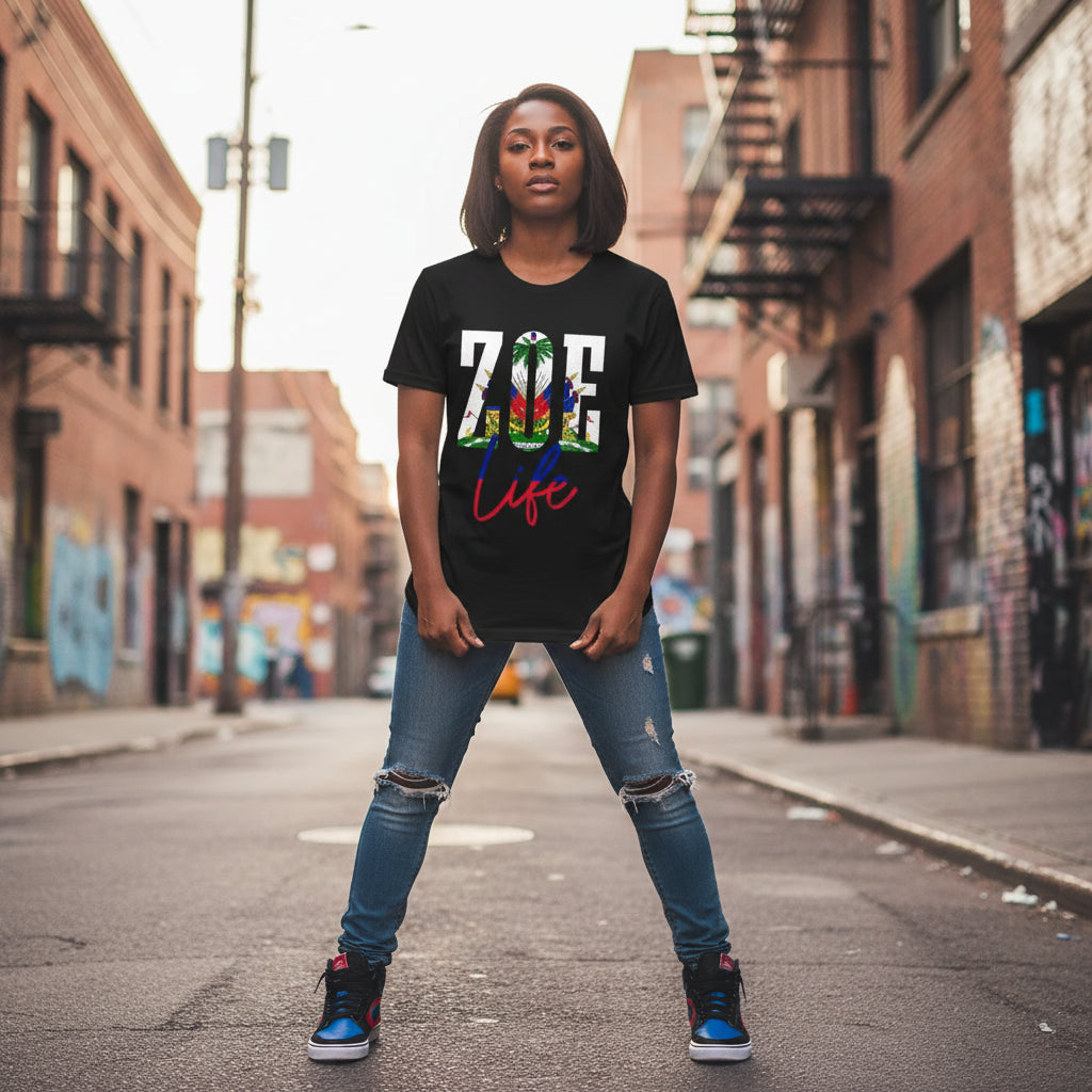 Haiti Flag T-Shirt for Men