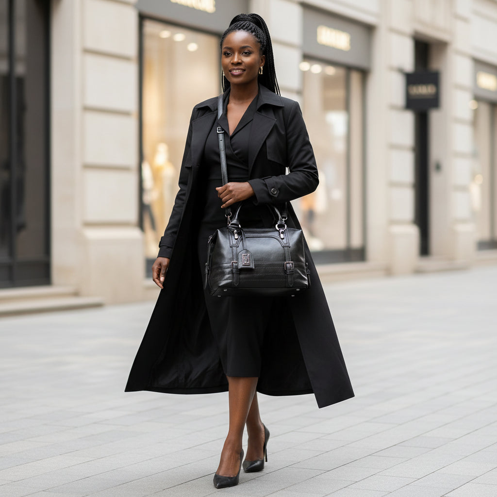 The Versatile Luxe Tote - PU Leather Shoulder & Crossbody Bag