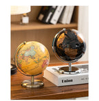 Retro World Globe Modern Learning World Map Globe
