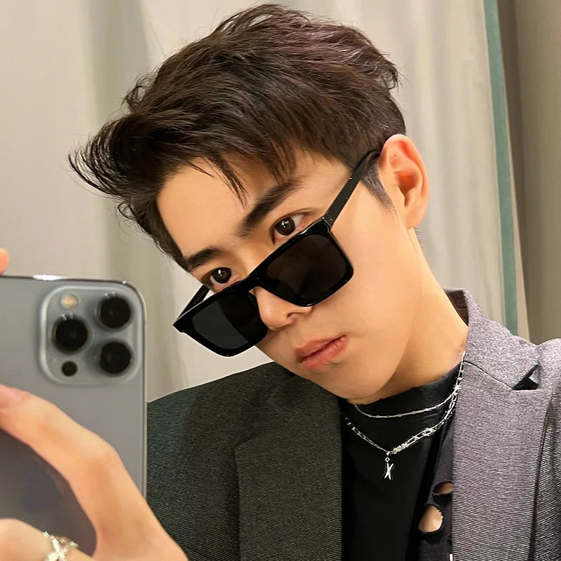 Vintage Square Sunglasses – Unisex