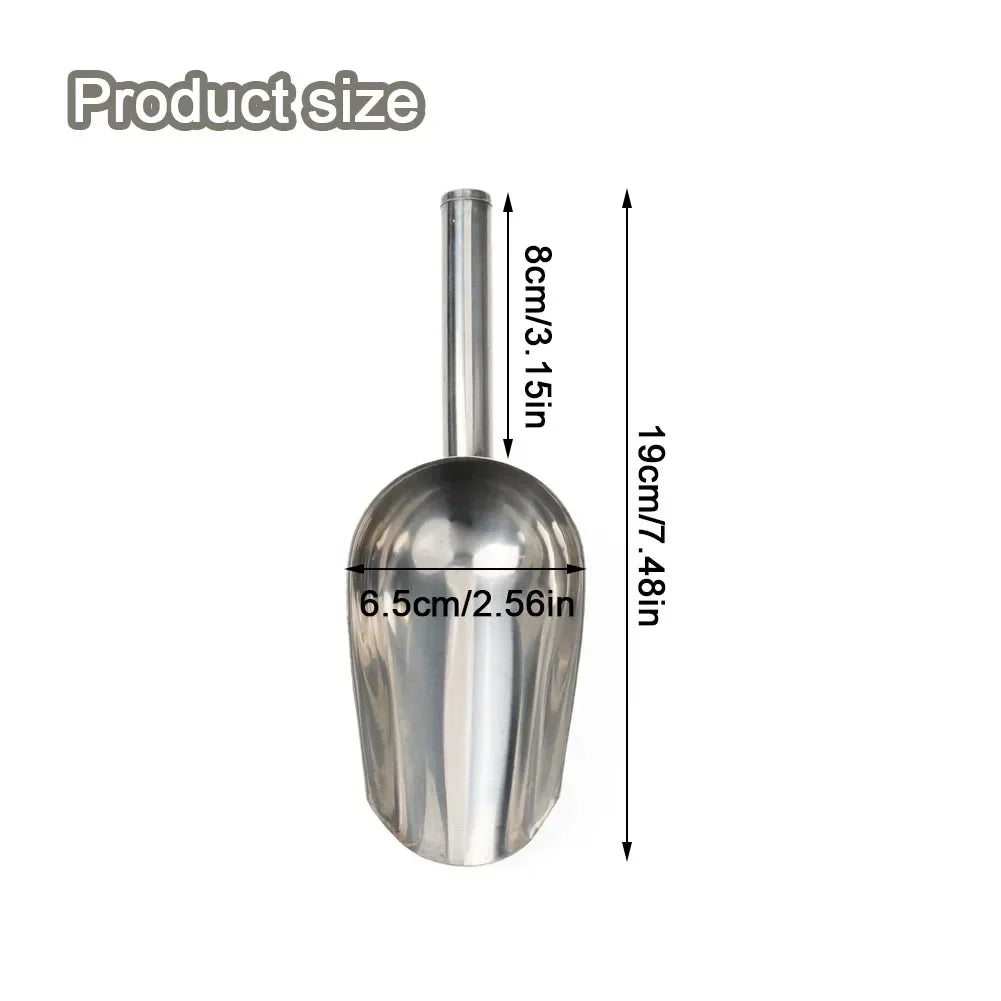 Premium Stainless Steel Ice Scoop