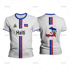 Haiti Football T-Shirt – Men’s Oversized Streetwear Tee