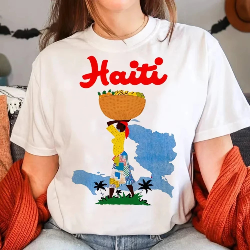 Haiti  T-Shirt – Bold, Fun & Aesthetic Streetwear for Women