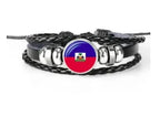 Love Haiti Handmade Flag Bracelet – Adjustable Unisex
