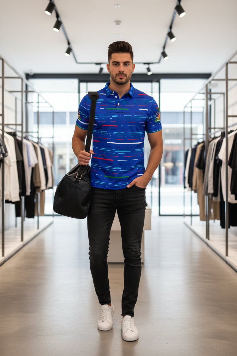 Men's Graphic Polo – Free Personalization & Premium Print