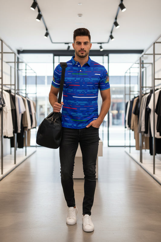 Men's Graphic Polo – Free Personalization & Premium Print