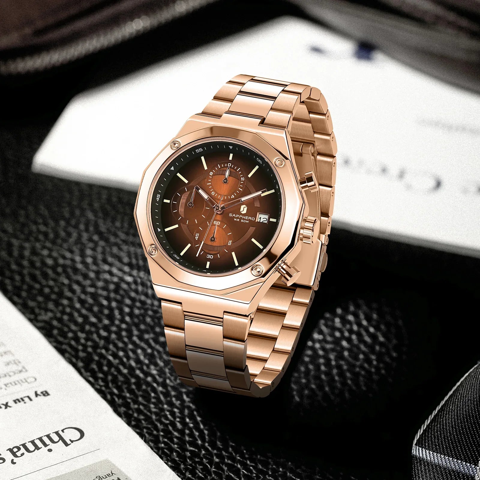 SAPPHERO Pro-Diver Chronograph Watch