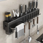 Wall-Mounted Kitchen Organizer Rack