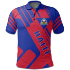 Haiti Flag Polo Shirt