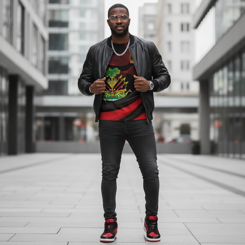 Haiti Flag 3D Sweatshirt