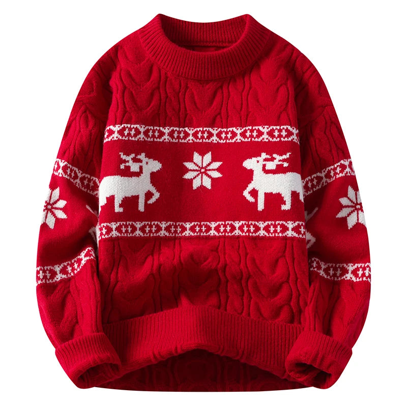 Deer Knit Sweater for Men