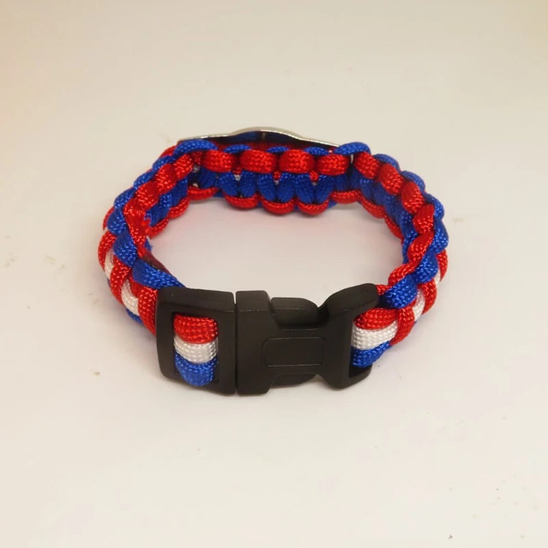 Love Haiti Handmade Flag Bracelet – Adjustable Unisex