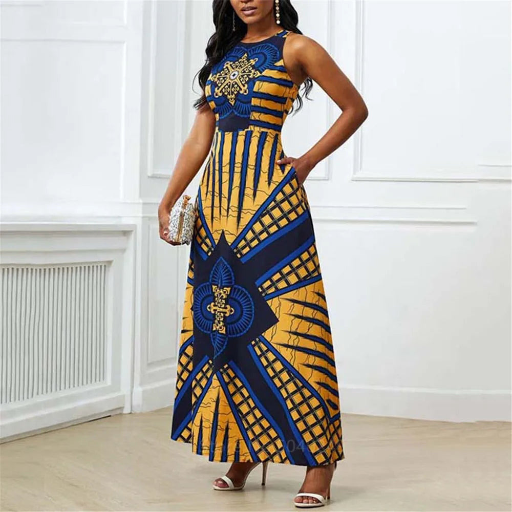 Luxury Women’s Haiti Flag Dress