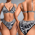 2-Piece Printed Lingerie Set