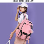 Lilo & Stitch Adventure Backpack – Cartoon Print School Bag for Teens, Kids